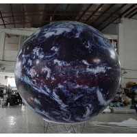 5m inflatable earth balloon,earth ball for exhibition