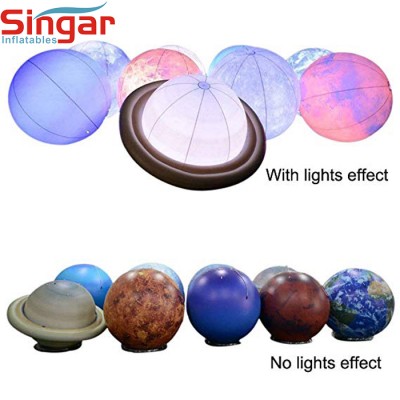 Lighting LED  inflatable solar system planets ball/balloons