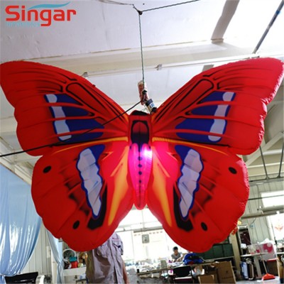 Lighted Inflatable large butterfly decorations hanigng butterfly decoration