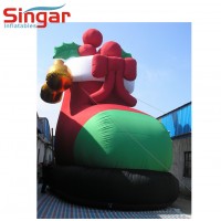 5m giant inflatable christmas stocking,inflatable stocking for christmas