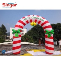 Top quality commercial use inflatable christmas arch,inflatable santa arch,christmas light arch