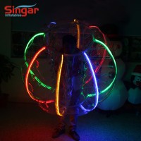 Good quality 100% TPU PVC LED lighting bubble football inflatable soccer bubble buddy bumper ball for adults kids wholesale