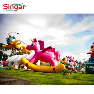 inflatable cockhorse,inflatable rocking horse,inflatable park cartoon