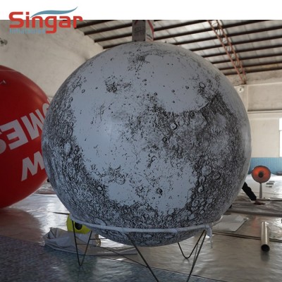 Air sealed pvc material inflatable moon planet ball