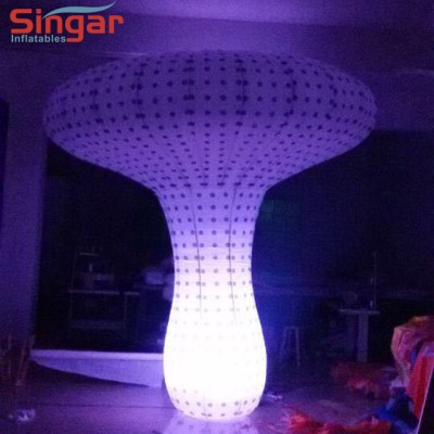 3 meter inflatable led light mushroom tree model