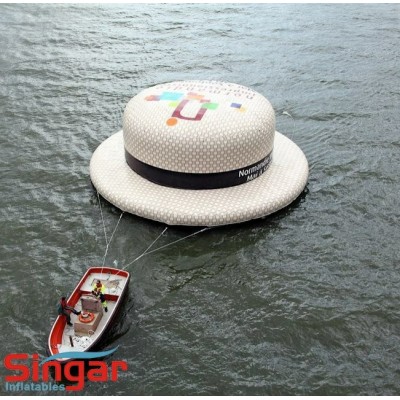 Giant 15m customized inflatable floating balloon,inflatable balloon on water/lake/sea