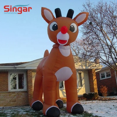 Good price giant inflatable christmas reindeer,outdoor christmas decoration