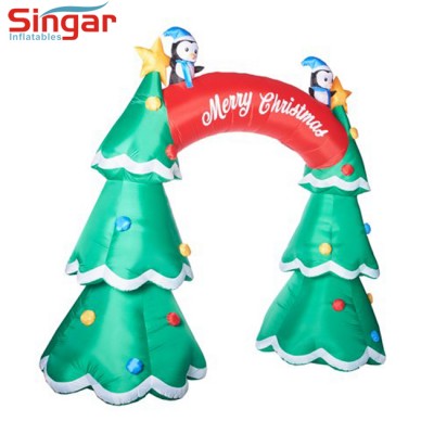 Gemmy Light inflatable archway christmas tree arch for sale