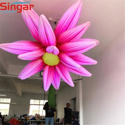 New beautiful inflatable artificial decorative flower for sale